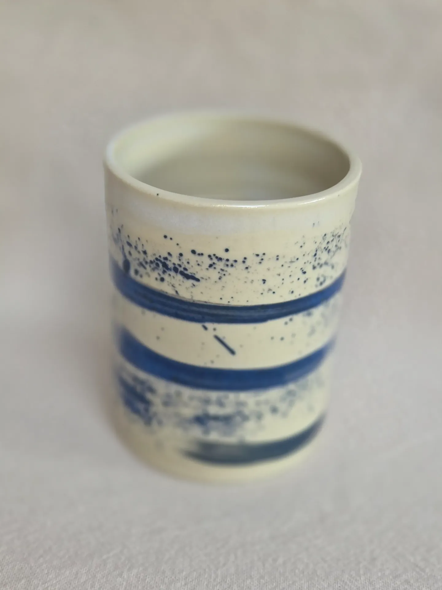 Le "Pot" droit cobalt