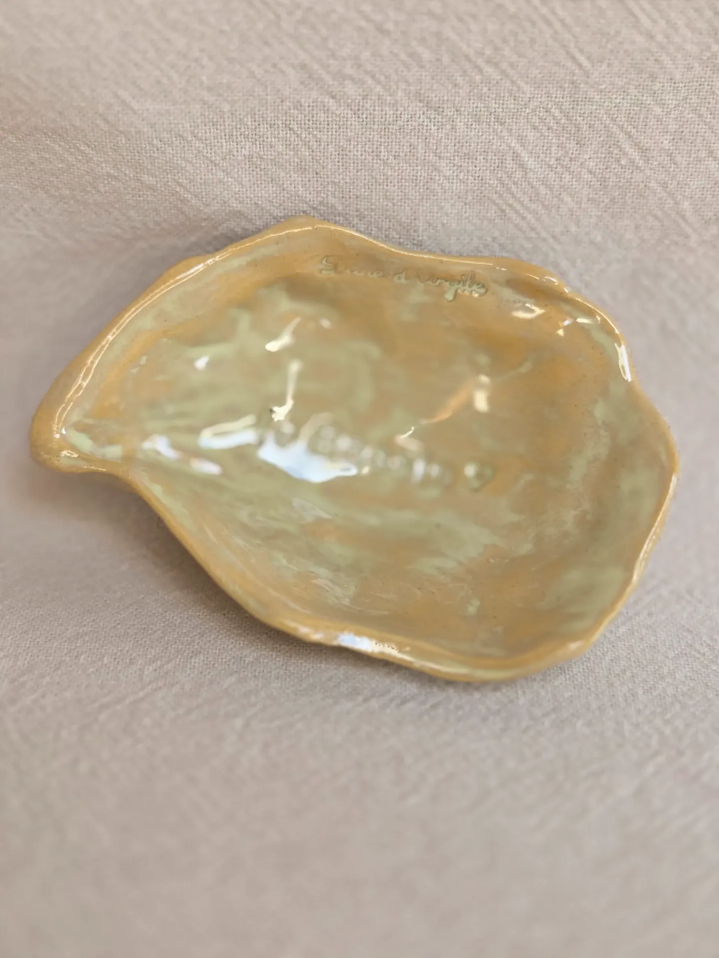 Coupelle huître "Le Bassin" sable